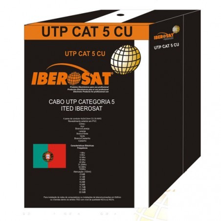CABO UTP CAT 5e CU ITED IBEROSAT -305M- UTP CAT5CU