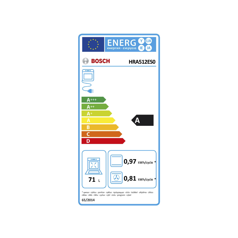 FORNO BOSCH HRA512ES0